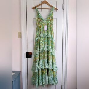 NWT Miss June Paris Tiered Maxi Dress